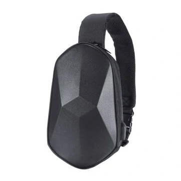 BEABORN Brystpakker Polyhedron PU Rygsæk USB Taske Vandtæt Mænd Kvinder Rejse Camping Fritid Sport Bryst Tasker fra Xiaomi Youpin