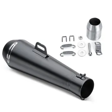 38-51mm 340mm Motorcykel Udstødningslyddæmper Rørspids Universal Aluminiumslegering