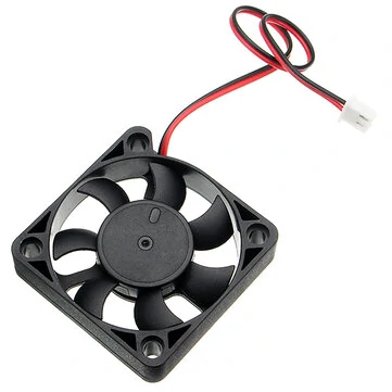 5000r/min DC 12V Motorcykel Radiator Laderkølefankølerfugter 5x5cm