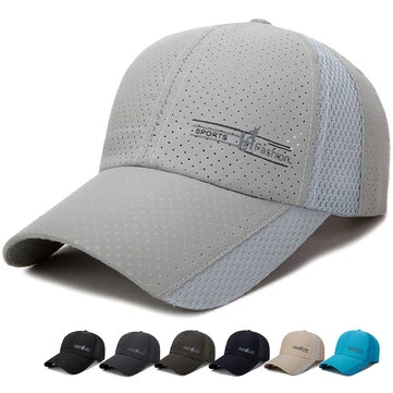 Fars Huer Herre Mesh Patchwork Snapback Baseball Kasket Hat