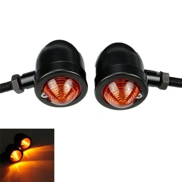 Motorcykel Blinklys Bullet Amber Lysindikator Blinker Til Harley