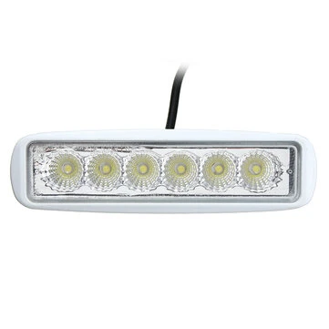 12V 6 LED Spreader Marine Flood Arbejdslys Hvidt lys til Båd Yacht Motorcykel Lastbil Bil