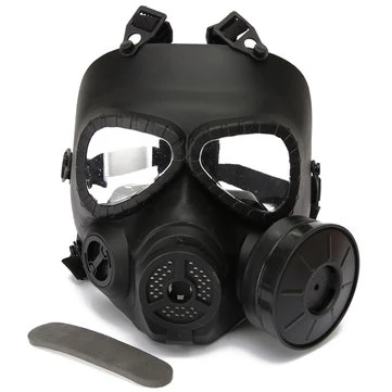 Taktisk M04 Giftgasmaske Aktiveret Kul Militær Åndedrætsværn