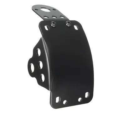 Lodret side monteret baglygte nummerpladeholder til Harley Chopper Sort