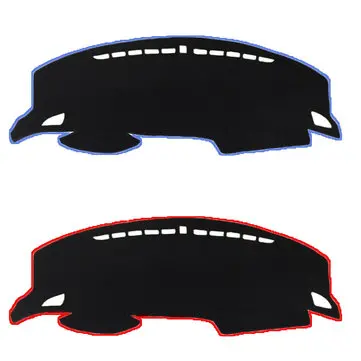 Ikke-slip Bil Dashmåtte Dashboard Sun Cover Pad Polyester DashMat til Honda 10th Gen Civic 2016-2018