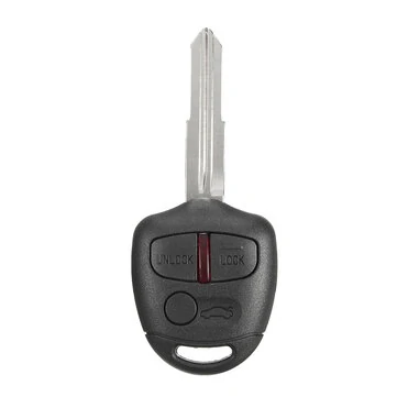 3-knaps fjernbetjent nøgle Smart nøgle 433MHz ID46 Chip til Mitsubishi Lancer Outlander