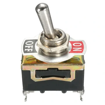 5 stk. SPST 2-pin Heavy Duty 15A 250V PÅ/AF Rocker Toggle Switch Vandtæt Boot