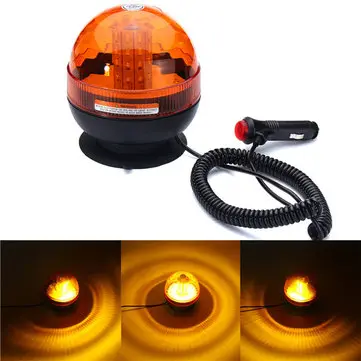 LED DC12-24V 8W 45-50LM/LED Med Oplader 3Modes IP65 PC ABS Blinkende Lys SG-SR8D