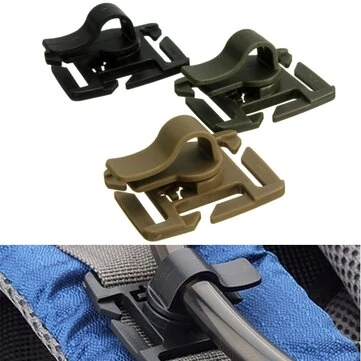 Rotérbar drikketuidemodelslangeklips Molle Hydration Bladder Fælde