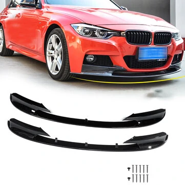 2 stk Forreste Stødfangerbeskyttelsesdæksel til BMW F30 3-serie M-stil 2012-2018 Kun til forreste stødfanger til sportsversionen