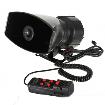 12V Høj Horn Sirene 5 Lyde Tone PA System 60W til Bil Auto Van Truck