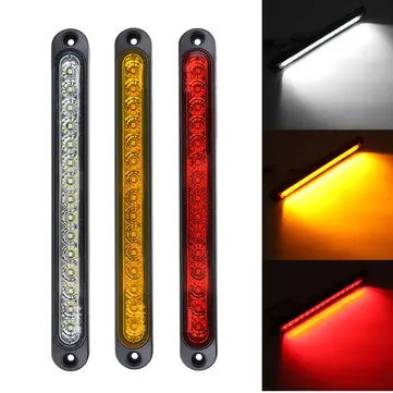 25 cm 6,72W LED-baglygte tredje bremselysstang høj monteret lampe DC10-30V til trailer, lastbil, UTE-bil
