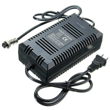 DC 36V 1.6A-1.8A Ampere Batterioplader med stik til elektrisk cykel scooter