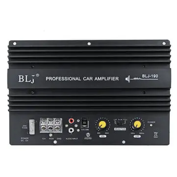 12V 600W Bil lyd høj effekt Bilforstærker Amp Board Kraftfuld subwoofer