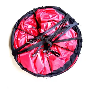 42 tommer Downwind Wind Paddle Popup Board Kajaksejl Wind Sail Tilbehør PVC Rød
