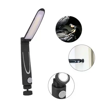 Enusic™ Foldbar Genopladelig COB Arbejdslygte Håndtrinløs Dæmpning Inspektionsmagnetisk Lampe