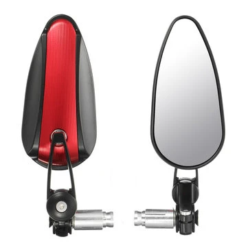 7/8 Tomme Styrendmonterede Bakspejle CNC Aluminium Motorcykel Cykel