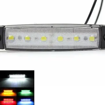 24V 0,5W 6SMD LED Side Marker Indikator Lys Lampe til Motorcykel Auto Bus Lastbil Trailer
