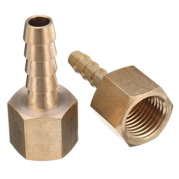 1/4 tomme BSP hunslangeforbindelser 10 bar til 6mm/8mm rør til trykmålere slanger i messing