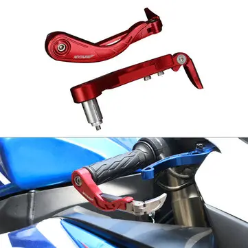 NEVERLAND 22mm 7/8 tommer CNC Justerbar 3D Spakhandtag Beskytter Bremse Kobling Til Honda / Suzuki / Yamaha / Kawasaki
