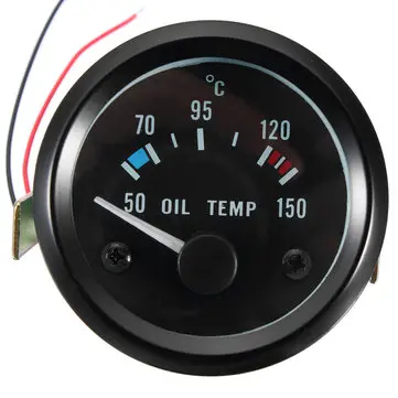 2 tommer 52 mm 12V Universal 50-150 °C Olie Temp Temperaturmåler til Bil Motorcykel