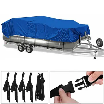 17-20Ft / 21-24Ft Tung Duty 210D Vandtæt Ponton Båd Cover Fisk Ski Beam