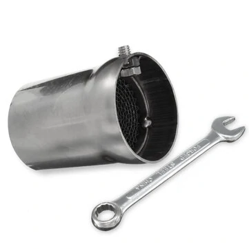 51mm/2-tommers Universal Motorcykel Udstødningsrør Silencer Lyddæmper Afbrydelig