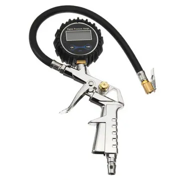 220PSI  LCD Digitalt højpræcist trykmåler Bil Motorcykel Luftdækspumpe