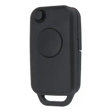 1 Knap Flip Fjernbetjening Nøgle Fob Etui Skal Urskåret Klinge Til Mercedes-Benz 1992-2003