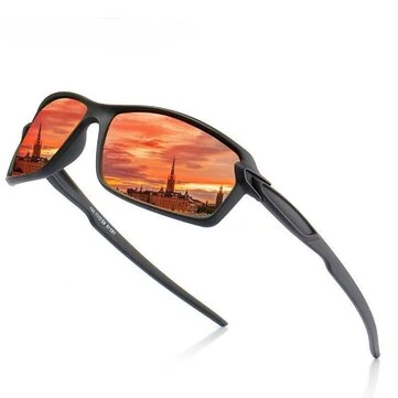 Mænd Polariserede Solbriller Mode Firkantede Sports Solbriller Mand Kørsel Fiskeri Goggle UV400 Kvinder Rejse Eyewear