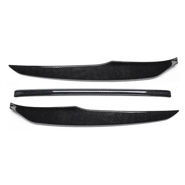 3 stk. Carbon Fiber Style Front Bumper Bеskskytter Front Læbе Dækning til Honda Accord 2018