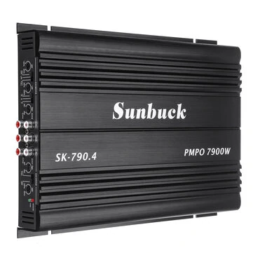 SK-790.4 4-kanals 7900W bilforstærker Klasse A/B Stereo Surround Passiv subwoofer lydspiller