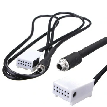 3,5 mm AUX-lyd MP3-kvindelig indgangskabel til Audi A3 TT A4 S4 A6 A8 A8L