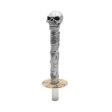27 cm Længde Skull Head Design Bil Gearskifteknop Manuel Gearstang