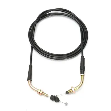 Gashåndtag Kabel Til 139QMB GY6 50cc Kinesisk Scooter Moped Bøjet Ender