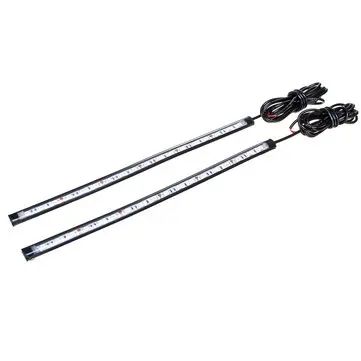 2 stk. 30cm LED Atmosfærelys Neon Strip Blinkende Dekorationsignal Båd Bil
