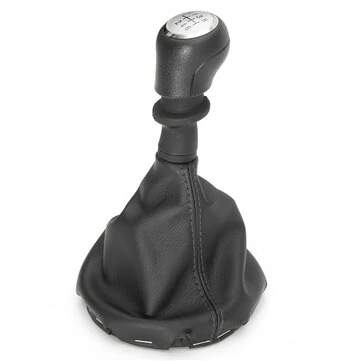 6-trins gearstangen og rammen i sort til VW Transporter T5 T6
