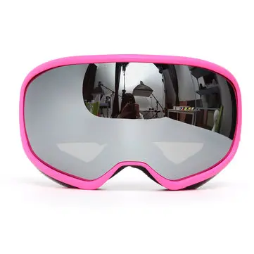 Lyserøde Skibriller Dobbelt Linse Anti-dug UV Snedoard Snemobil Motorcykel Briller