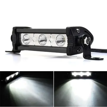 12V 4 tommer 9W 3LED Arbejdslampe Spotlampe til motorcykel, bil, båd, SUV, ATV, Jeep