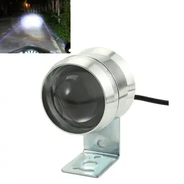 12-80V 10W LED Motorcykellys Hvid Ekstralygte Aluminium Vandtæt