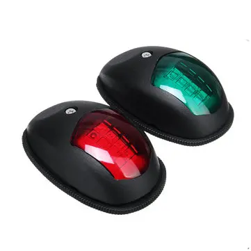 10V-30V LED Side Signal Lampe Navigationslys Til Lastbil Båd Trailer Van Rød Grøn