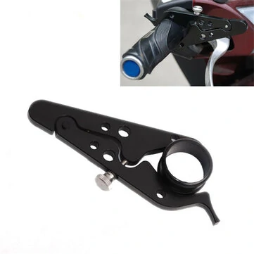 Aluminiumslegeret Universal Motorcykelstyringsgaslås Assisterende Greb