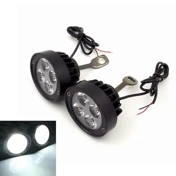 12V Motorcykel Superlet Vandtæt LED Forlygte Bagspejl Lys Spot Lys Assistent Lampe