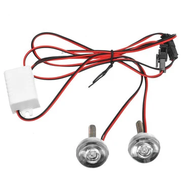 12V Motorcykel LED nummerpladelys bremsesekvens blink hale dekoration lommelygte