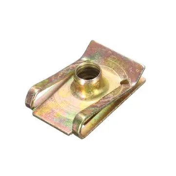 M6 6mm Gängestang Panel Spire Nut Plastklip Fastgørelse Hastighed Sink Monteringsklemme