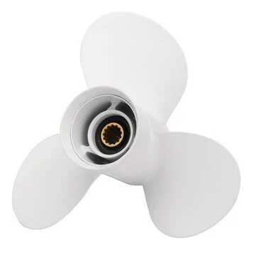 11 3/8 x 12 Aluminium Båd Propeller Prop Udenbordsmotor 3 Blade Til Yamaha 40 50 60hk Motorer