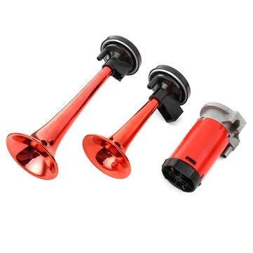 12V 178DB Luftsignal Dobbelt Trumpet Ultra Lyd Universal Til Tog Trailer Lastbil Motorcykel