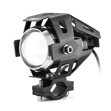 iM-L2 U5 12V-80V Motorcykel LED Forlygte Fjern-/Nærlys Strobe Fjernlys Hvid