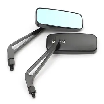 8mm 10mm Aluminium Motorcykel Rektangulær Bagspejl Universal