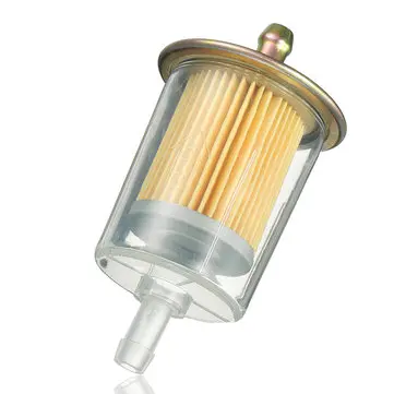 8mm 3/8 tommer rørledning brændstoffilter Inline Oil Gas Petrol Motorcycle Truck Universal